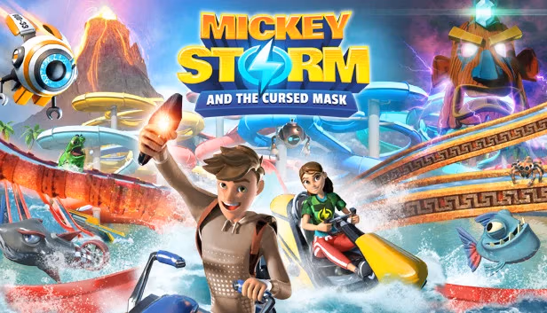 Cover image for Mickey Storm and the Cursed Mask